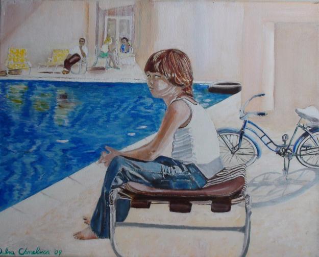 Community Pool - Debra Chmelina - Click to enlarge