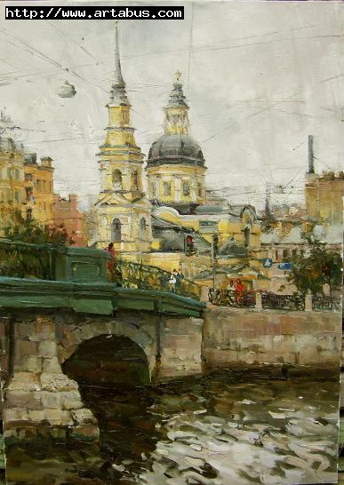 Saint- Petersburg. Fontanka. The Church Simeoniya - Galimov Azat