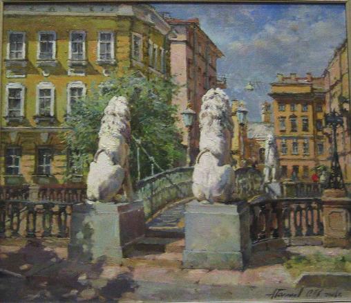 Saint- Petersburg. Lion's footbridge - Galimov Azat