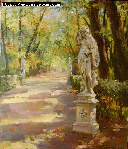 The Summer garden. Sculpture Night - Galimov Azat