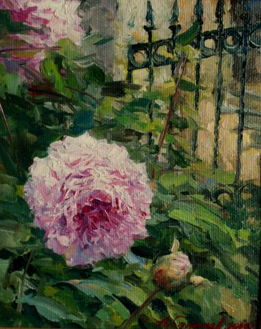 At the garden fence - Galimov Azat