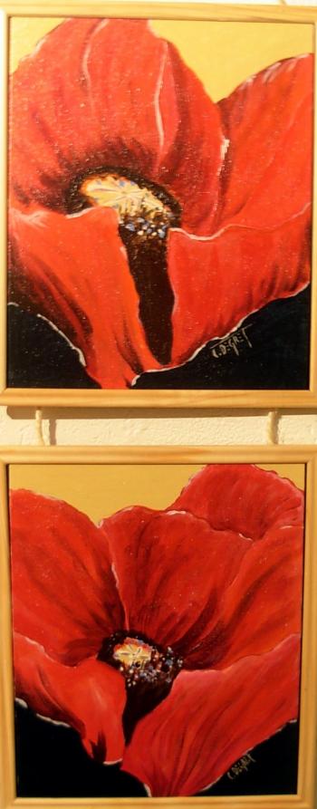 Les fleurs rouges - Claude Degret
