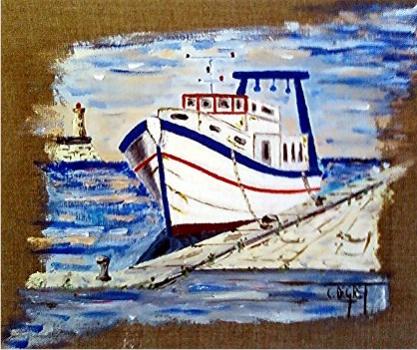 Retour de pêche - Claude Degret