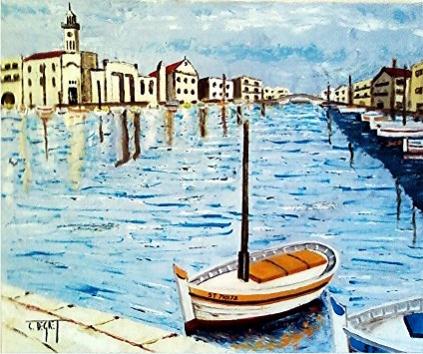 Un canal de Sète - Claude Degret