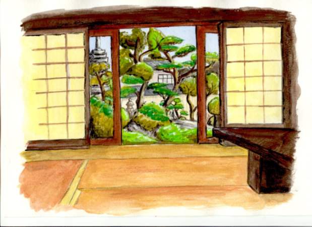Carpe Diem Ryokan le matin - Wabyanko - Click to enlarge