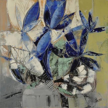 Blue flowers - Anna Medvedeva