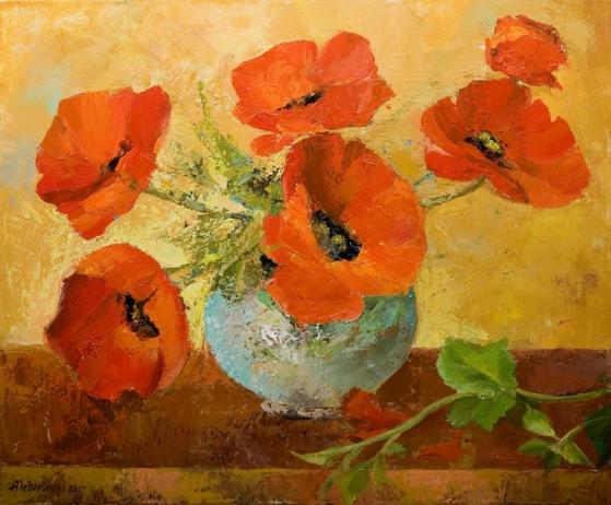 Poppies - Anna Medvedeva
