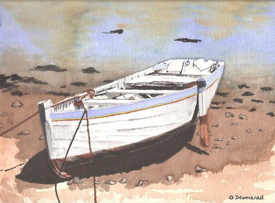 Barque blanche - Olivier Desmarest