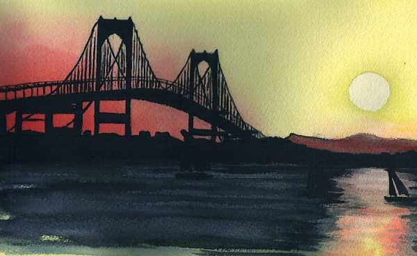 Coucher sur la pont - Olivier Desmarest - Click to enlarge