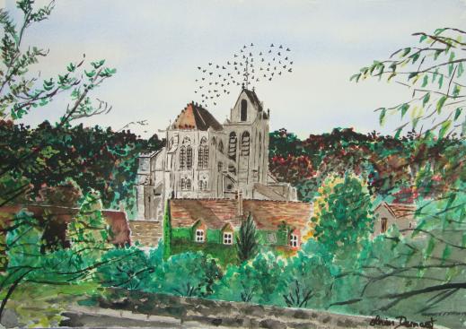 Envolée sur l'église - Olivier Desmarest