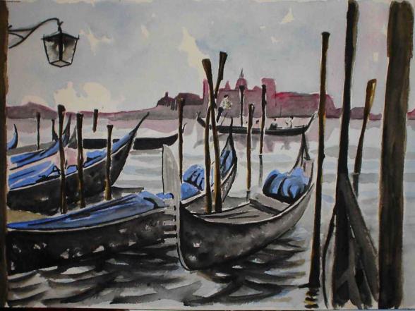 Venise la belle - Olivier Desmarest - Cliquer pour afficher en grand