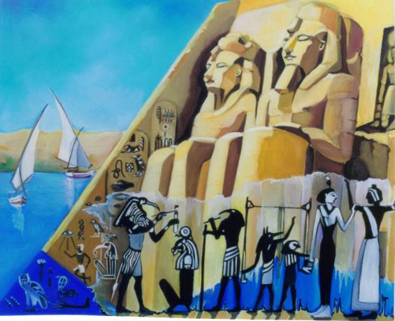 Abou simbel - Martine Woellet