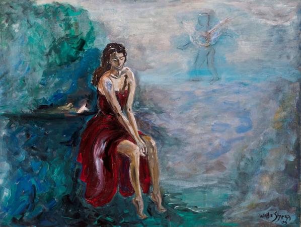 la femme en rouge - Willie Shapira - Click to enlarge