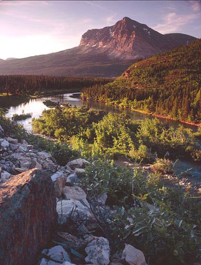 Near Many Glacier - Arnold & Pamela Gentilezza