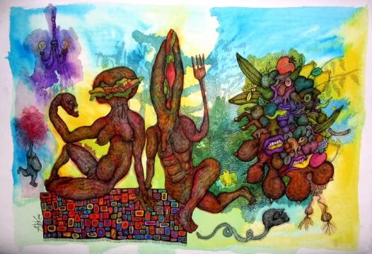 Déjeuner sous l'arbre - Anne-Sophie Atek
