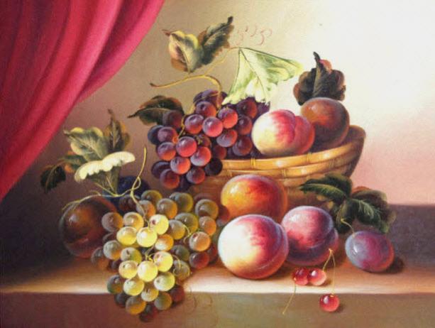 Still life with a fruit - Vera Gindinblat - Cliquer pour afficher en grand