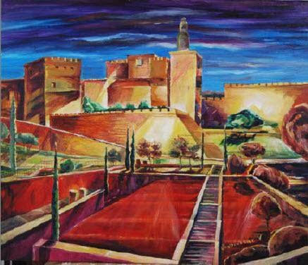 Migdal David. Jerusalem. Abstraction. - Vera Gindinblat