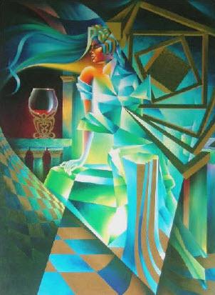 Before a holiday. Abstraction. - Vera Gindinblat