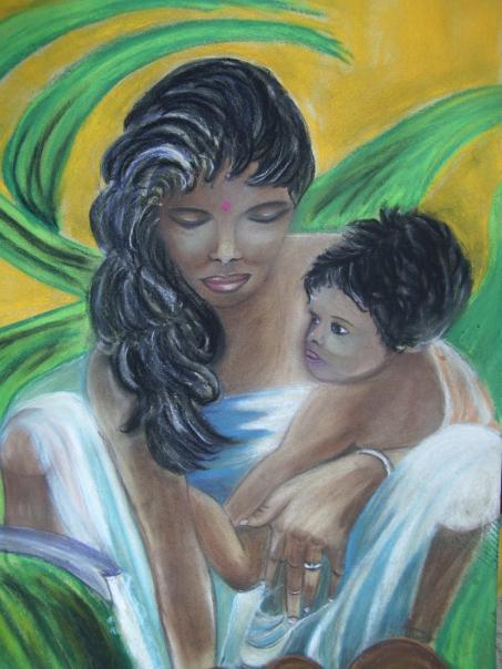 La femme et l'enfant - Françoise Martorel