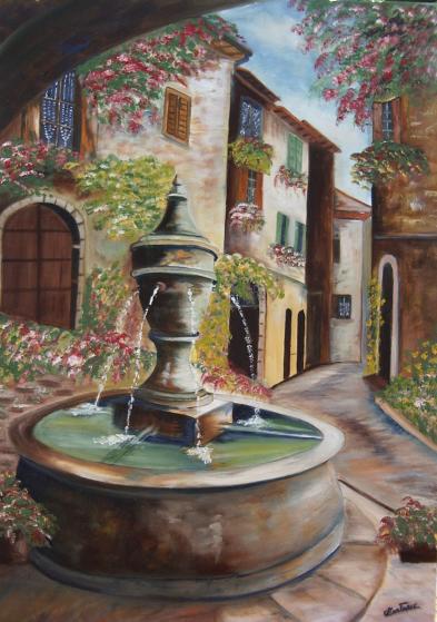 La fontaine - Françoise Martorel