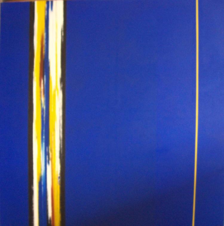 Autoportrait bleu - Adélaïde Daniel - Cliquer pour afficher en grand