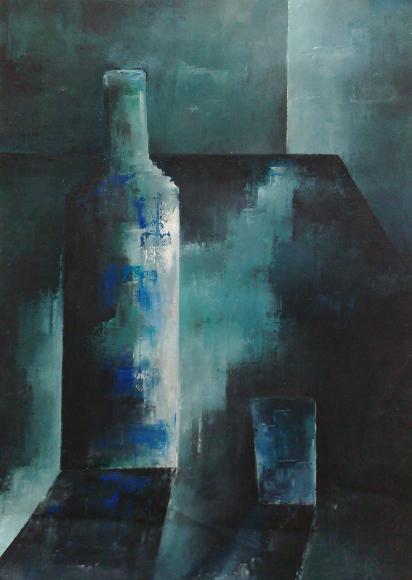Bouteille et verre - Adélaïde Daniel