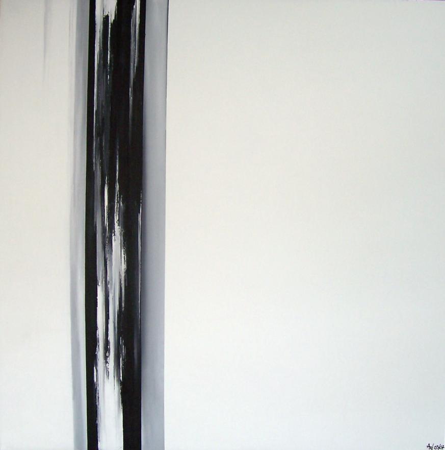 Autoportrai blanc et noir - Adélaïde Daniel - Cliquer pour afficher en grand