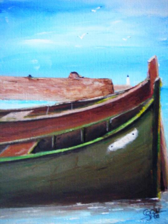 Barques au mouillage - Stéphane Brandého
