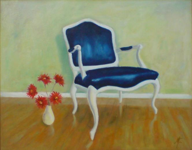 Blue chair - Magda Tudor - Cliquer pour afficher en grand