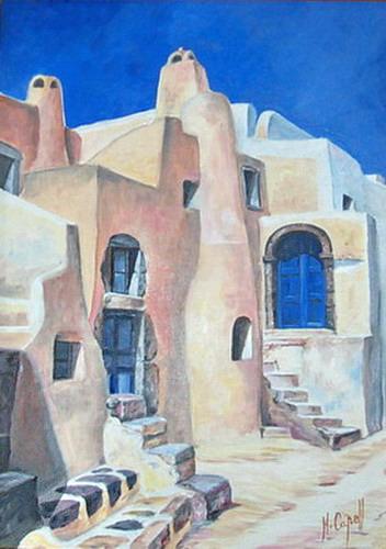 Porte bleue à Eborio - Henri Capell