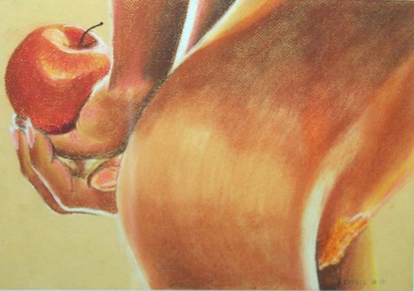 Une pomme - Henri Capell - Cliquer pour afficher en grand
