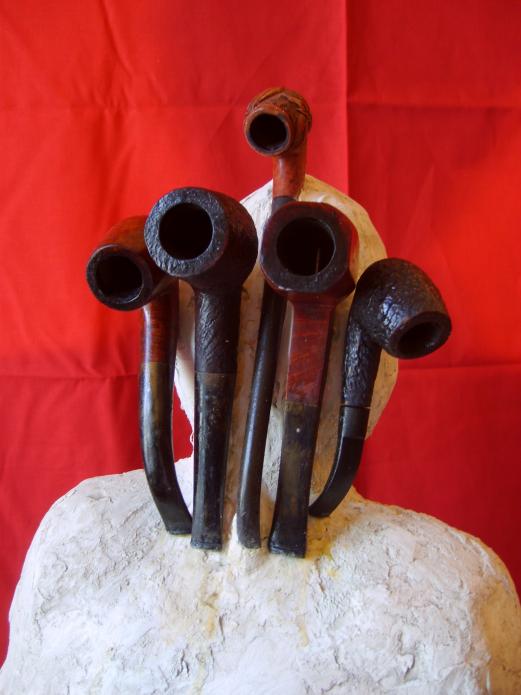 homme aux pipes _detail2 - Nadine Lefort