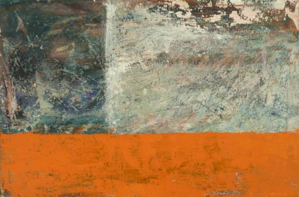 composition with  orange - Taizo  Narabe (mukagura) - Click to enlarge