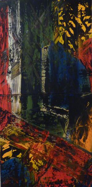 Composition multicolore - Marie-Brigitte Bibard