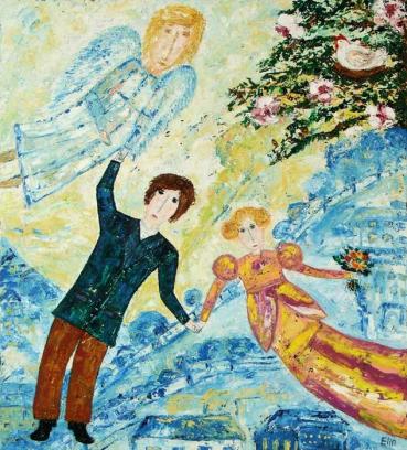 “Summer dream” oil painting Bogomolnik - Elin Bogomolnik