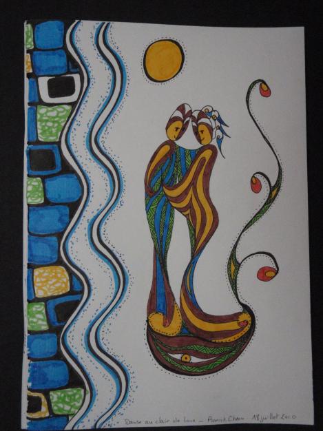 danse au clair de lune - Annick Chenu