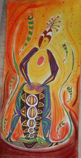 Le joueur de djembe - Annick Chenu