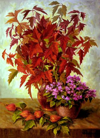 Autumn still-life - Arkady Zrazhevsky