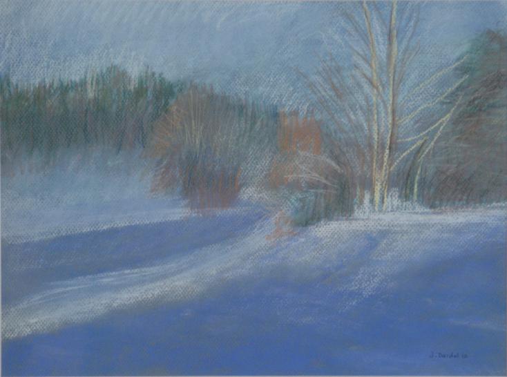 Lumière hivernale 01 - Les Fourgs - Jacqueline Dardel-Kormann - Click to enlarge