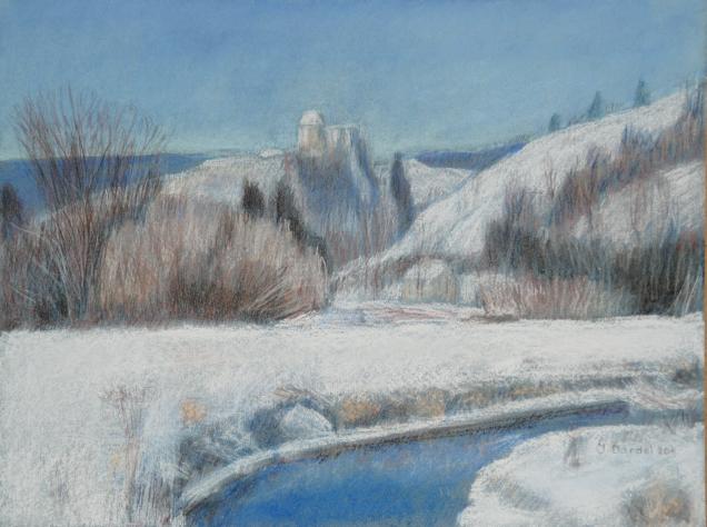 Château de Joux 1 - Jacqueline Dardel-Kormann - Click to enlarge