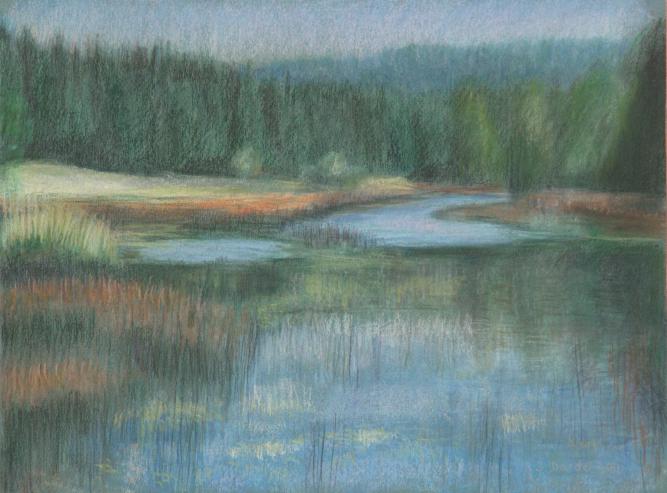 Lac de Remoray - Jacqueline Dardel-Kormann - Click to enlarge