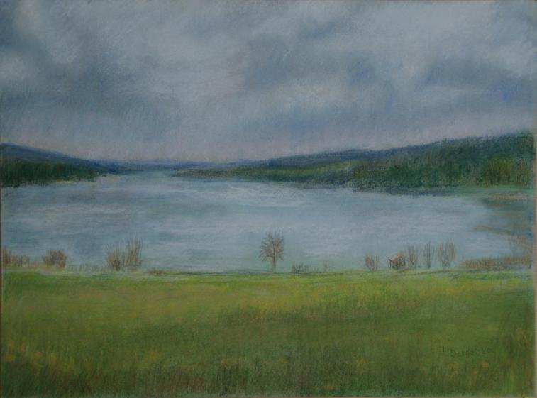 Lac de St-Point au printemps 1 - Jacqueline Dardel-Kormann - Click to enlarge