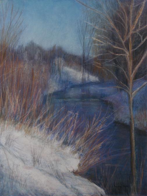 Lumière hivernale 12 - La Cluse et Mijoux - Jacqueline Dardel-Kormann