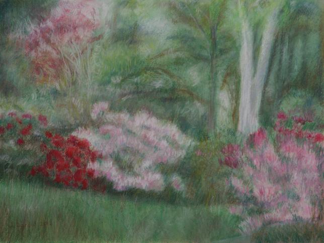 Printemps au Parc du Denantou - Jacqueline Dardel-Kormann - Click to enlarge