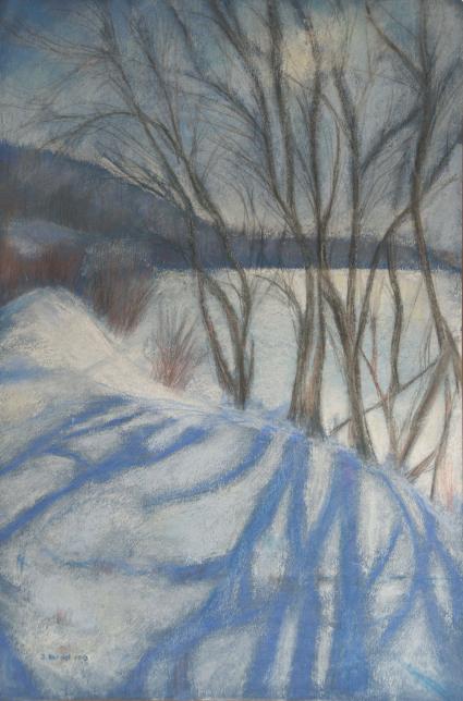 Lac de St-Point en hiver 2 - Jacqueline Dardel-Kormann