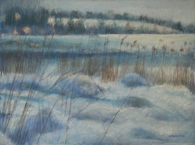 Lac de St-Point en hiver 3 - Jacqueline Dardel-Kormann - Click to enlarge