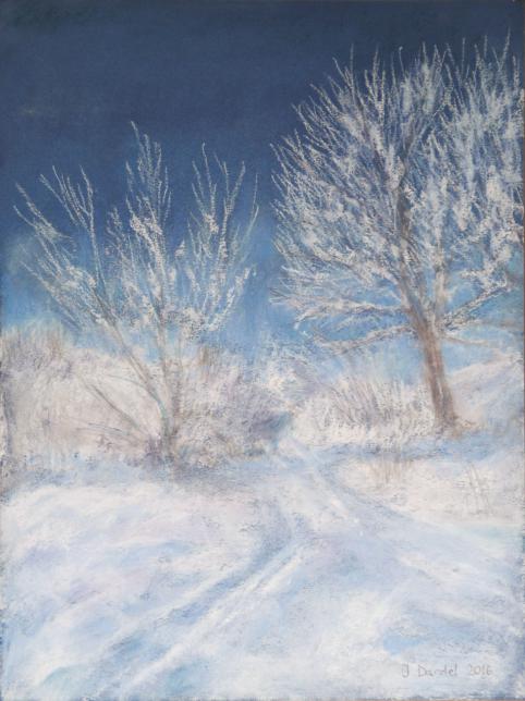 Lumière hivernale 18 - La Cluse et Mijoux - Jacqueline Dardel-Kormann