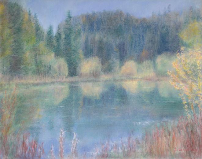 Etang de la Combe Motta - Jacqueline Dardel-Kormann - Click to enlarge