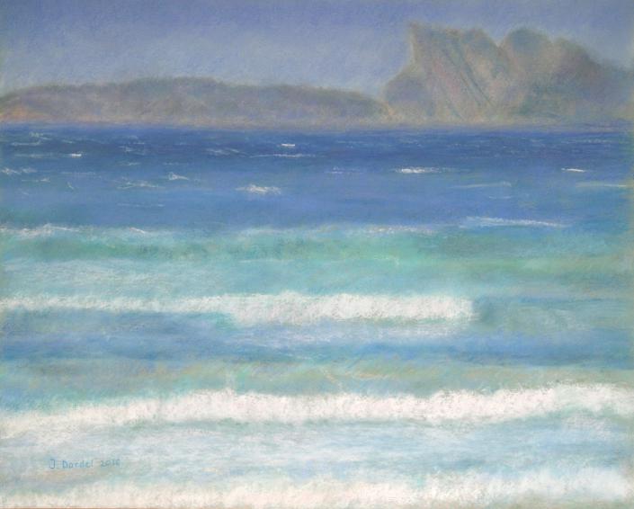 Face à la mer - St Cyr sur Mer - Jacqueline Dardel-Kormann - Cliquer pour afficher en grand