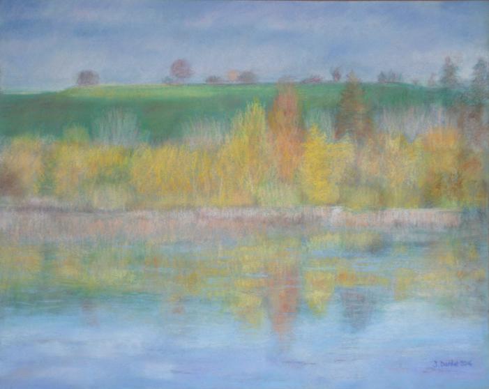 Etang de Remoray en automne 2 - Jacqueline Dardel-Kormann - Click to enlarge